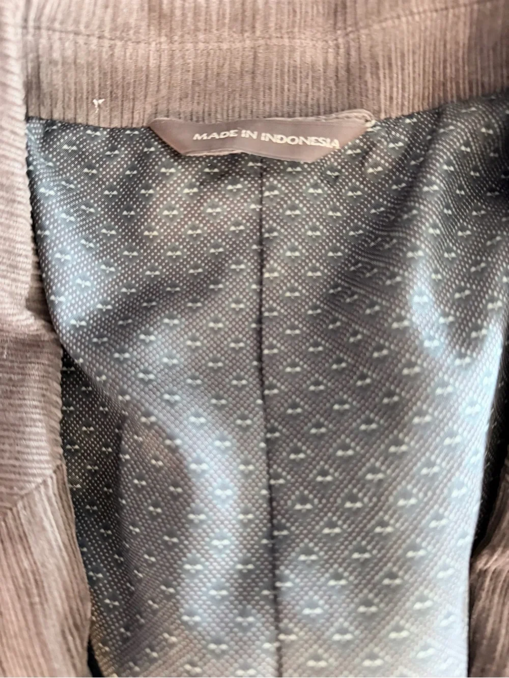 Tasso Elba Brown Corduroy Blazer - Classic Single-Breasted Jacket XL 50-52